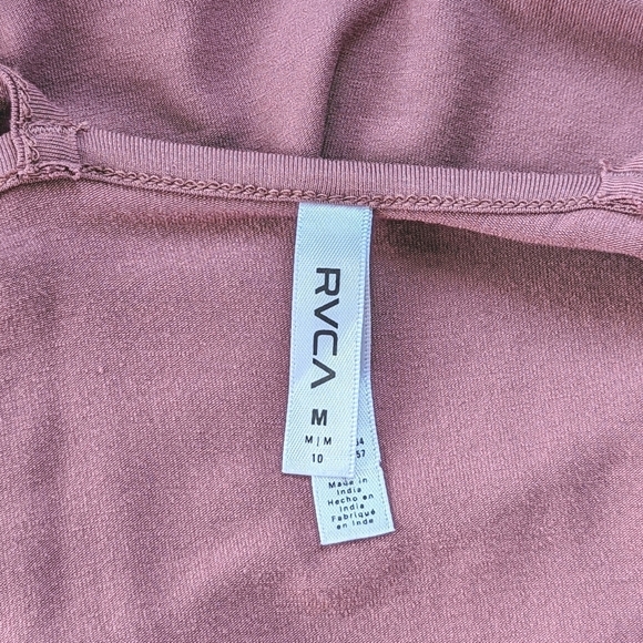 RVCA Strappy V Neck Trapeze Tank Mini Dress in Primrose Size Medium - Picture 8 of 12